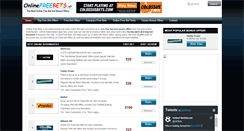 Desktop Screenshot of onlinefreebets.net